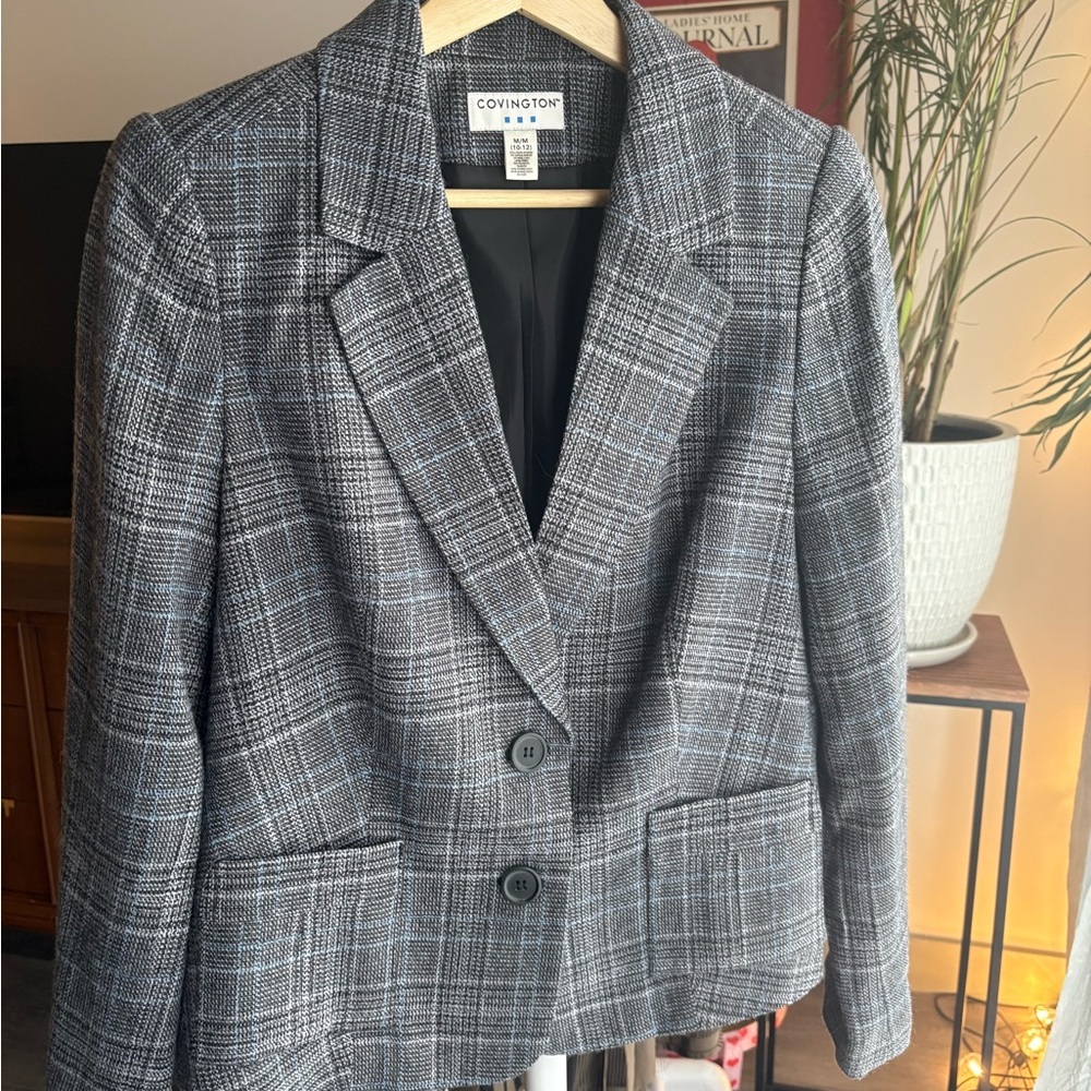 Covington Plaid Blazer